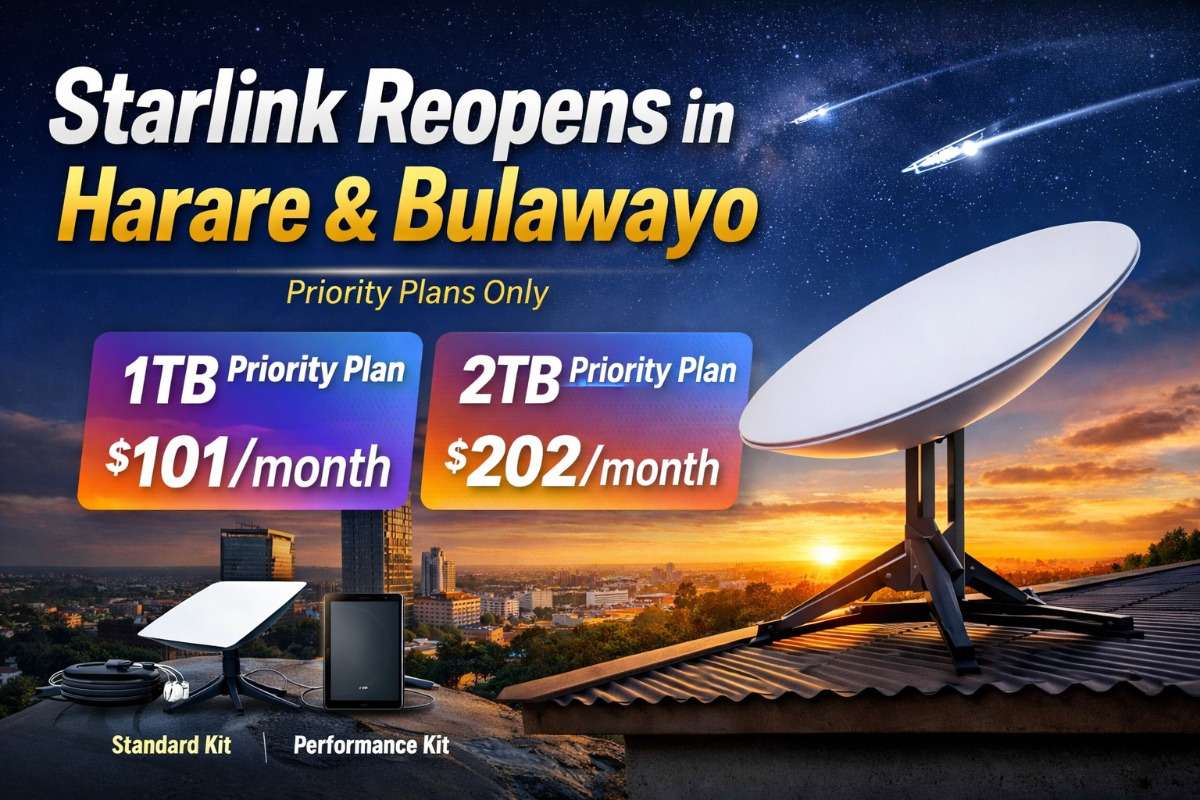 Starlink Reopens Orders in Harare and Bulawayo - But Only for Business Plans