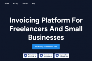 Local Dev Builds Slick Invoicing App: Koteshen